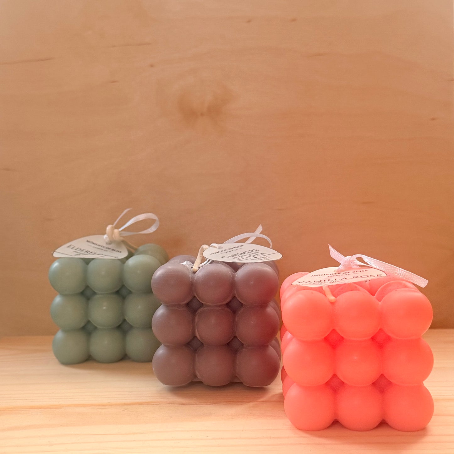 Large Bubble Candle